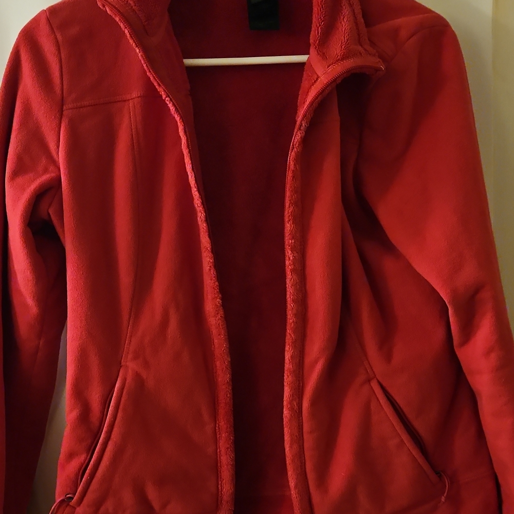 The North Face Pink Teddy Fleece Jacket
